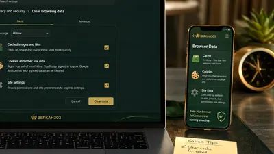 Perbedaan Cache, Cookie, dan Data Situs pada Browser