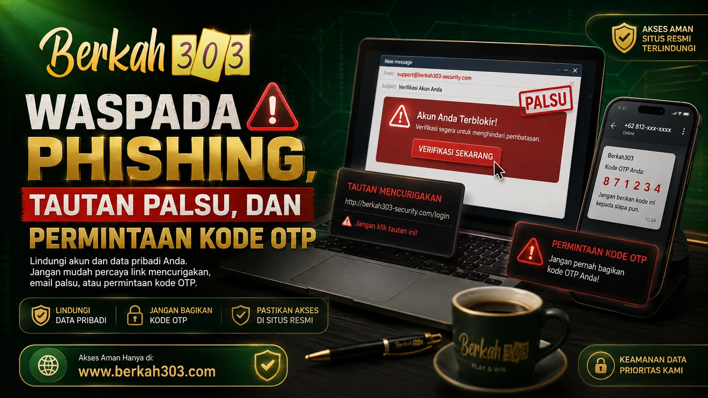 Waspada Phishing, Tautan Palsu, dan Permintaan Kode OTP